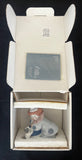 Lladro' Clown With Puppy and Ball #5278 w/Orig. Box, retired 2007 - 4.75"