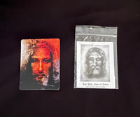 Holy Face Magnet with Prayer Card