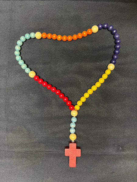 Wooden Block Rosary