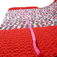 Christmas Afghan Blanket [crocheted by hand]