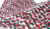 Christmas Afghan Blanket [crocheted by hand]